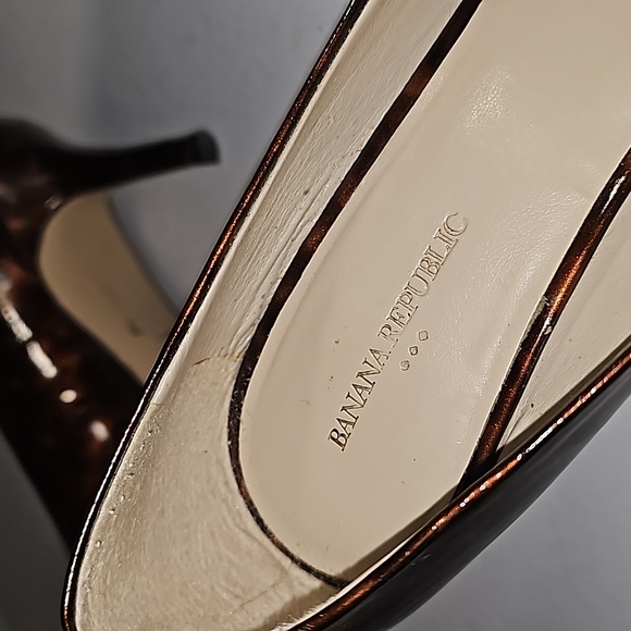 Banana Republic Factory Brown Peep Toe Heels - Picture 13 of 16